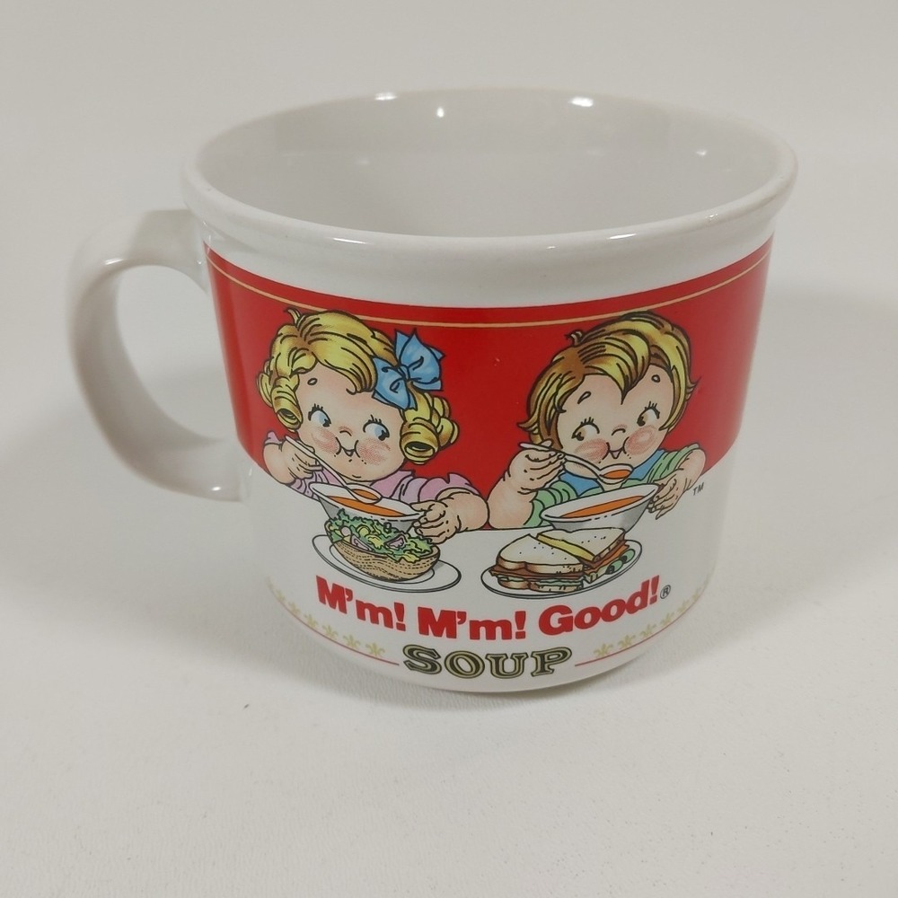 Campbell's Soup Kids 1989 "M'm M'm Good" Soup Mug Cup Vintage